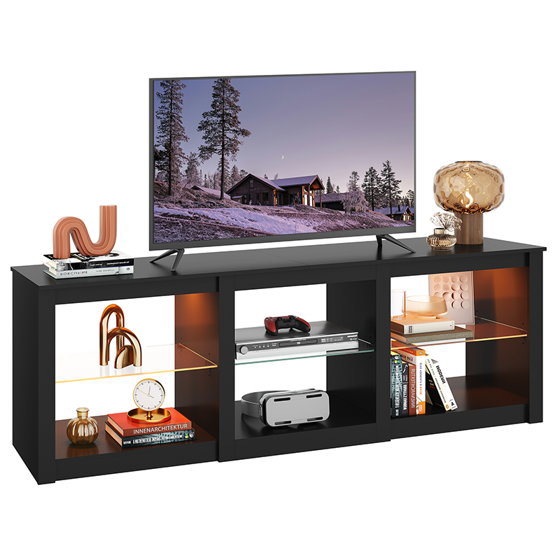 Gaming Console Entertainment Center - TV Stand for 55/65/75 Inch TV,