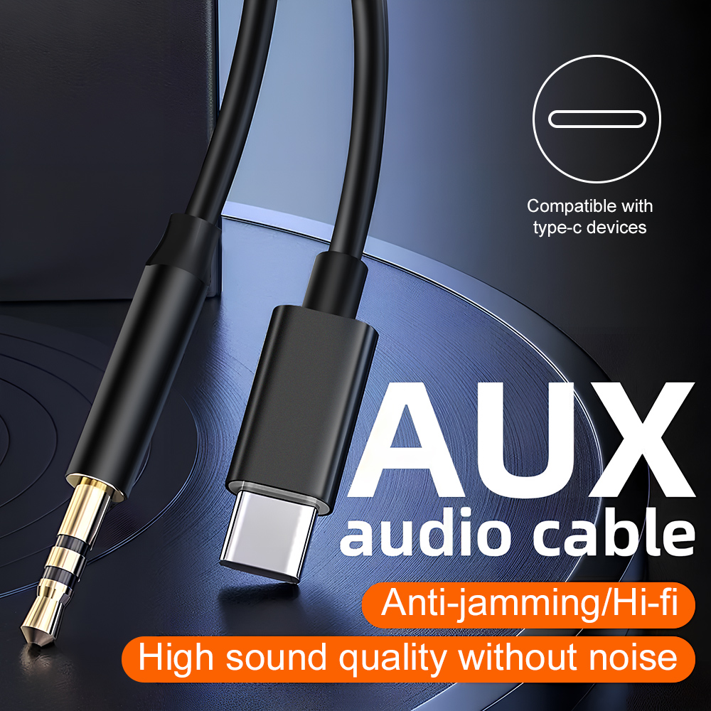 Gaming Console Entertainment Center - Type-C to 3.5mm AUX Audio Cable