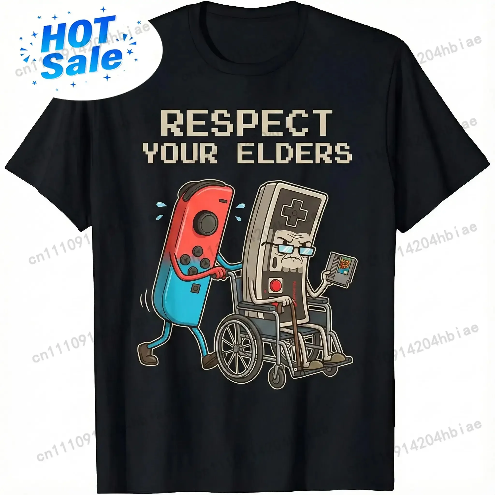 Gaming Console Old School - Funny Retro Gamer Graphic T-Shirt Soft