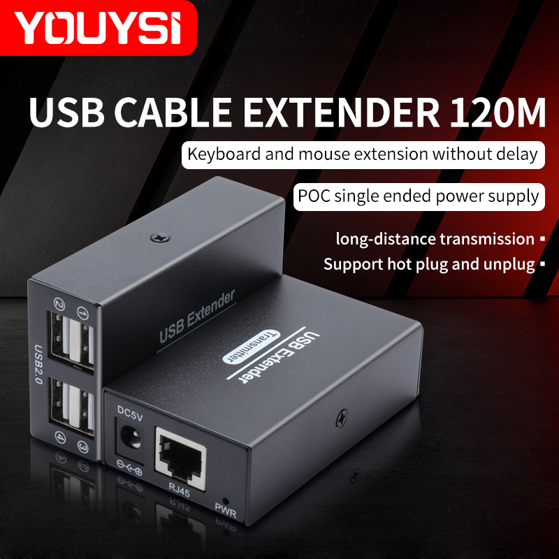 120M USB2.0 Extender Over Ethe - Lan Cable Gaming ulasan dan harga
