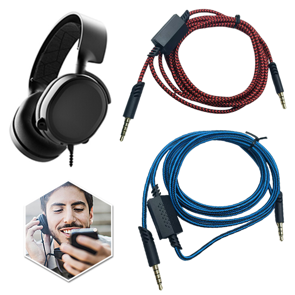 Audio Cable Inline Mute Cord f - Gaming Console Headset ulasan dan harga