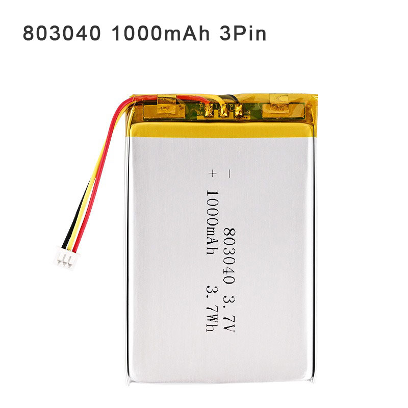 803040 1000mAh 3pin Battery 3. - Gaming Console Vr ulasan dan harga