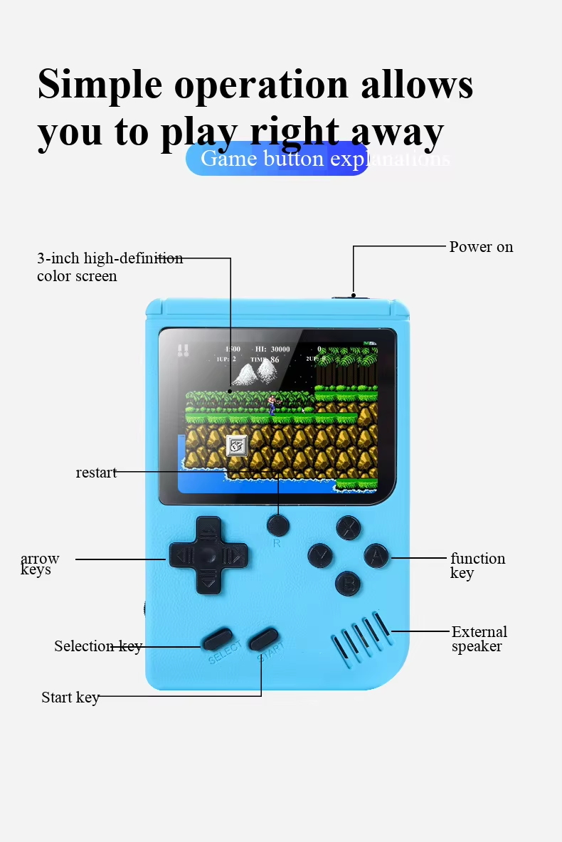400 In 1 MINI Games Handheld G - Gaming Console Handheld Android ulasan dan harga
