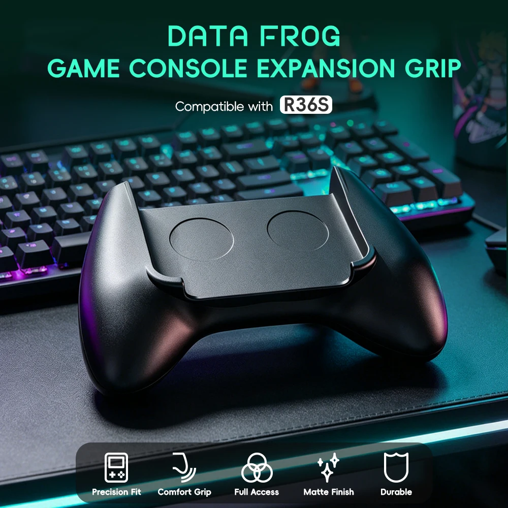 Data Frog R36S Game Grip Ergon - Gaming Console Retro ulasan dan harga