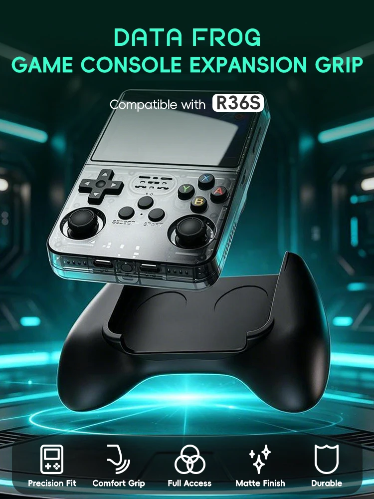 Data Frog R36S Game Grip Ergon - Gaming Console Retro ulasan dan harga