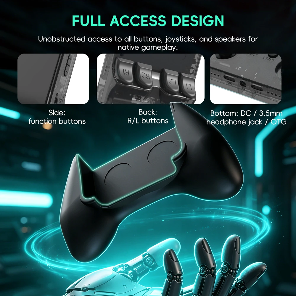 Data Frog R36S Game Grip Ergon - Gaming Console Retro ulasan dan harga