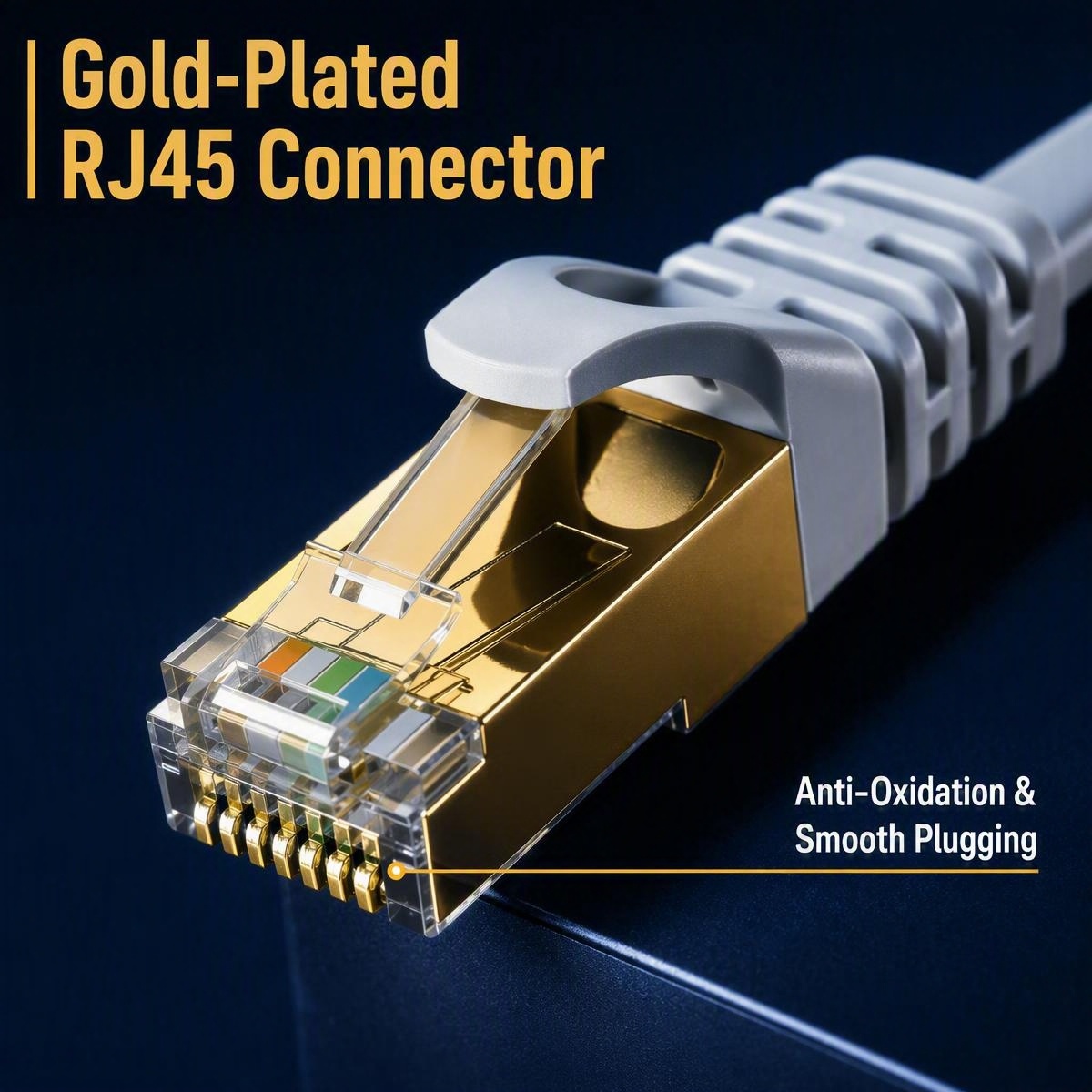 Cat7 Flat Ethernet Cable 10Gbp - Lan Cable Gaming ulasan dan harga