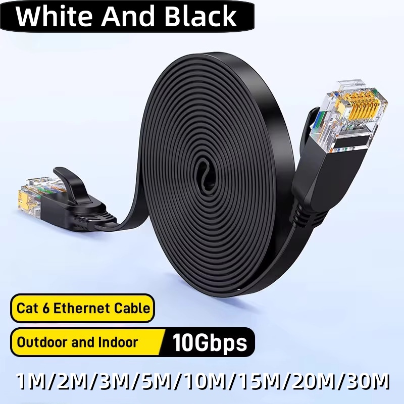 Cat 6 Ethernet Flat Cable, Out - Lan Cable Gaming ulasan dan harga