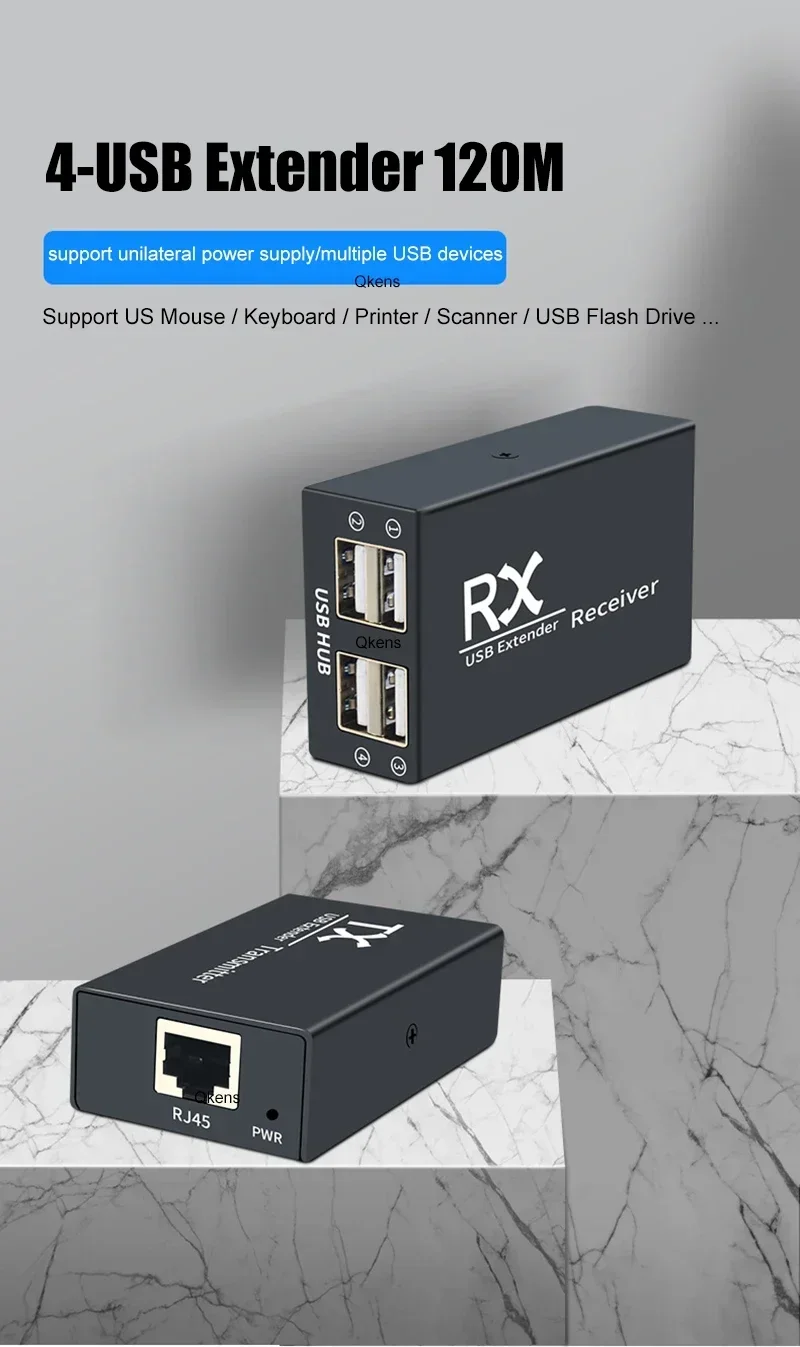 120M 4 Port USB Extender Over  - Lan Cable Gaming ulasan dan harga